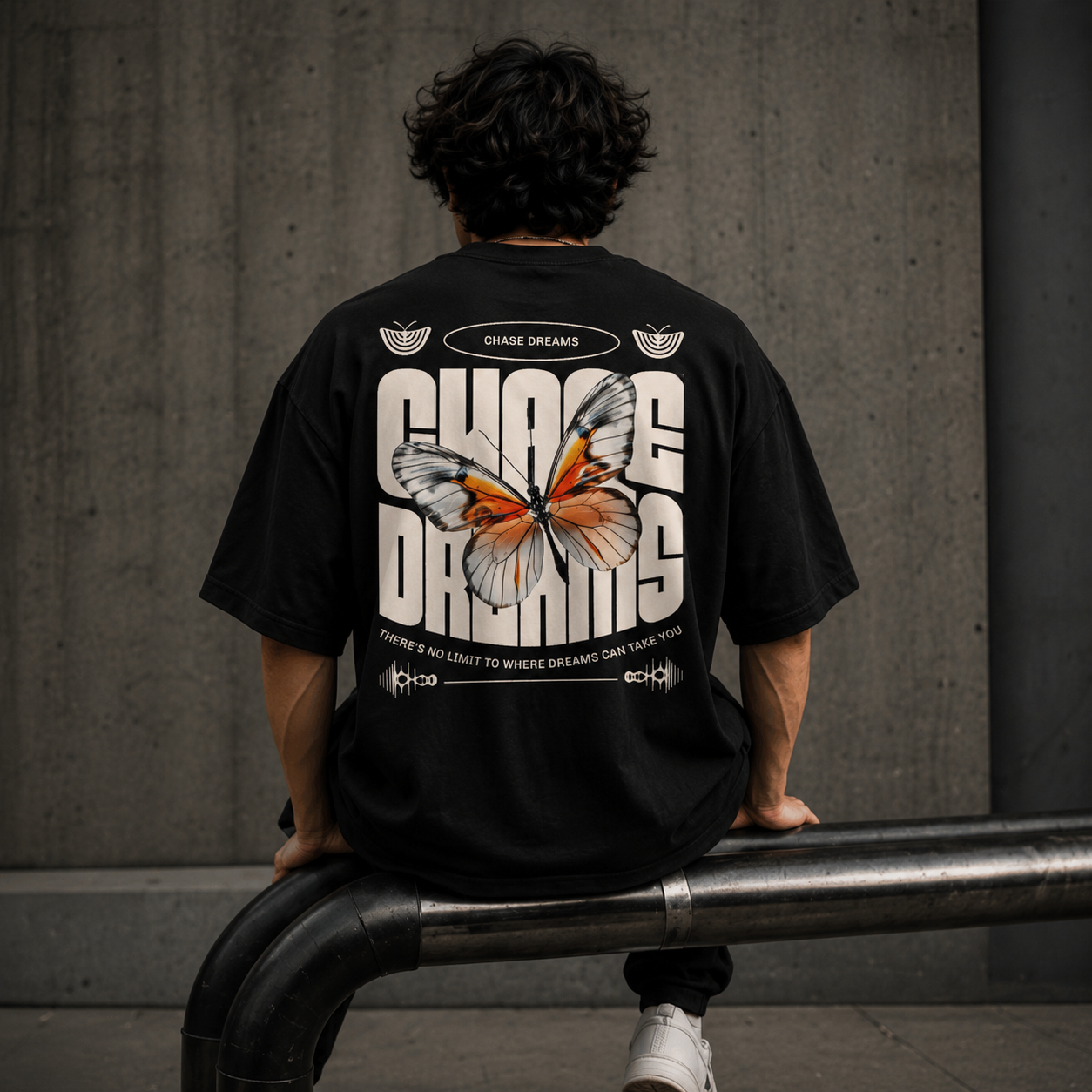 Chase Dreams Oversized Terry T-Shirt