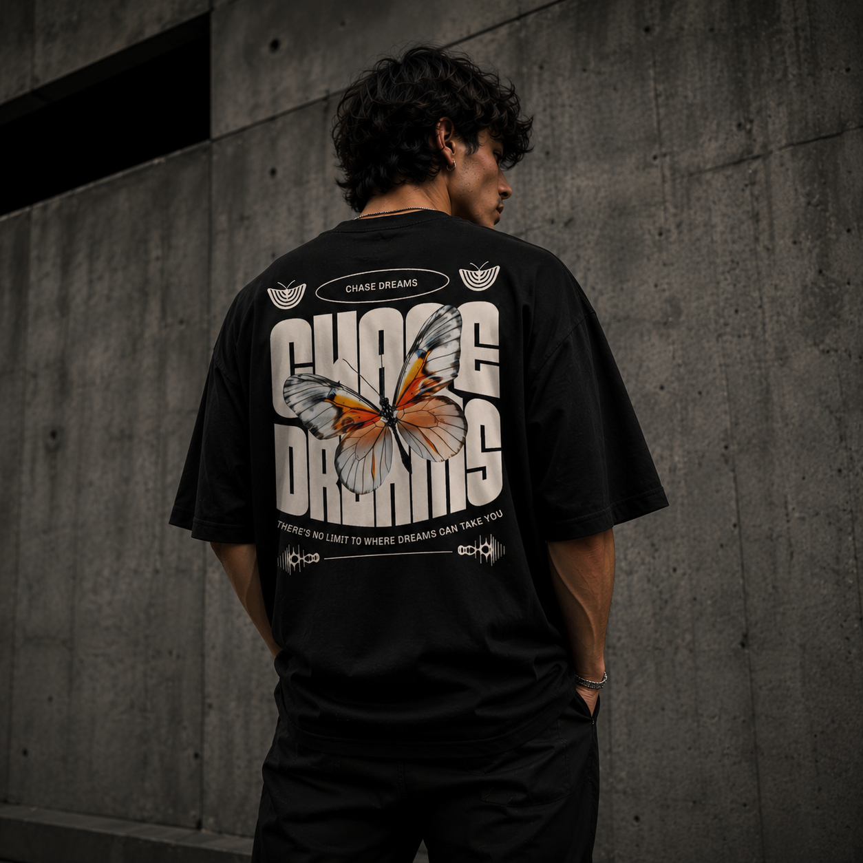 Chase Dreams Oversized Terry T-Shirt
