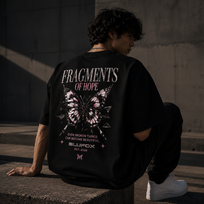 Fragments of Hope Oversized Terry T-Shirt